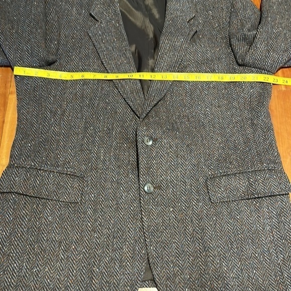 Vintage Oversized Tweed Wool Blazer Jacket sport coat power hip aritzia style - Picture 10 of 12